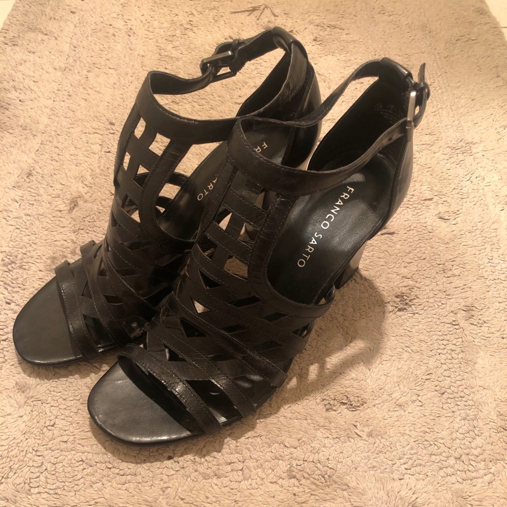 Black Franco Sarto heels
